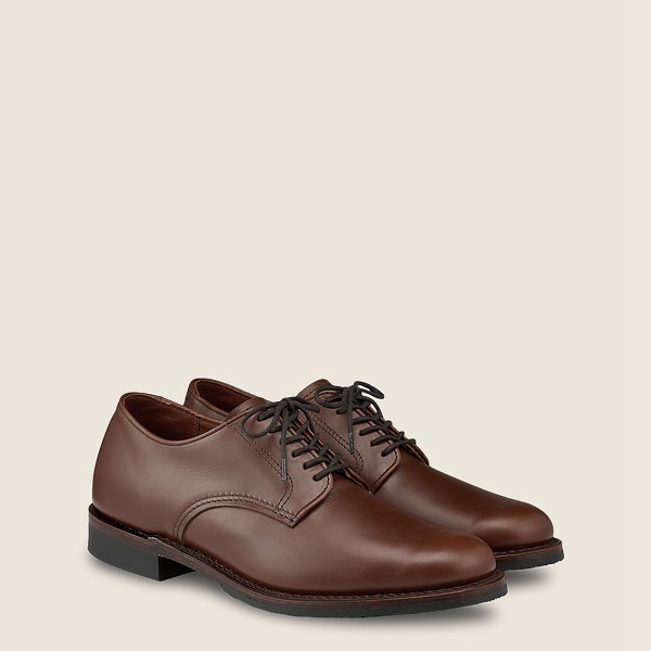 Red Wing Oxford Williston - Featherstone Læder - Mørke Brune - Herre 0429-QWCDZ